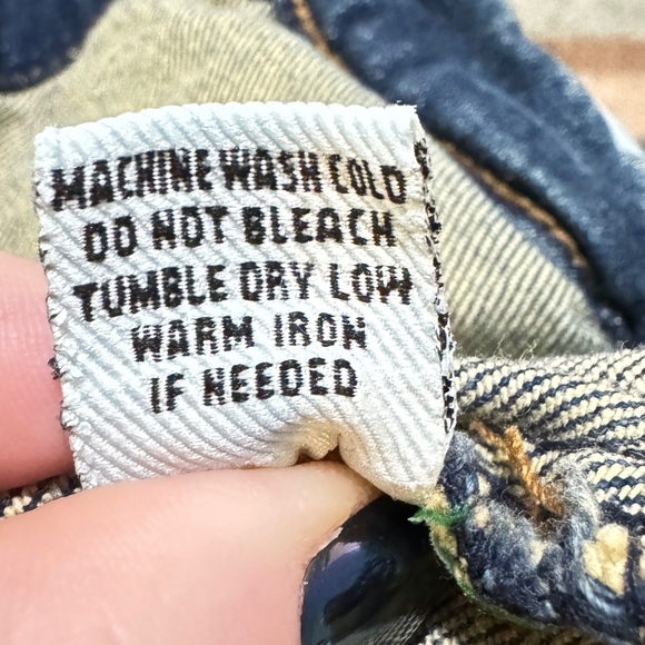 🧢 Evolution in Design Youth Denim Jacket Sz L (14–16) Distressed Look - Picture 6 of 13